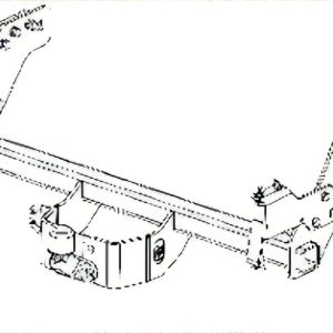 Gwm P-series Brink Towbar under bumper with wiring harness 2021-2025
