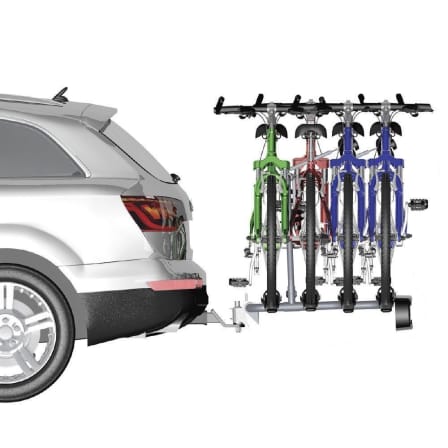 Tow Ball Mounting Bicycle Rack – 4 bike Carrier (Tilt) – The Accessory Shop