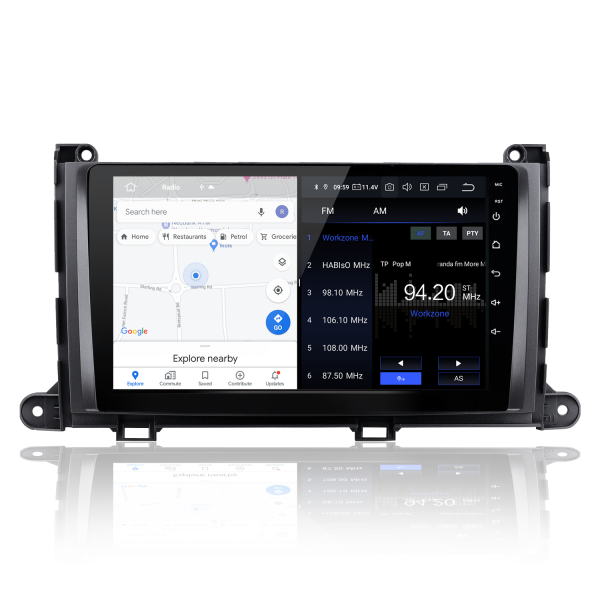 Toyota Quantum 2019- media replacement radio One Nav