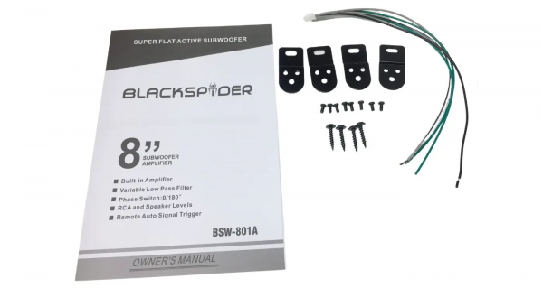 Blackspider BSW801A 8″ 8000W Active Subwoofer - Image 2