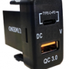 Toyota Dash Usb, Volt meter, C type charging ports Vigo (2005-2016)