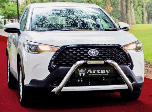 Toyota Corolla Cross Stainless Steel nudge bar- Artav