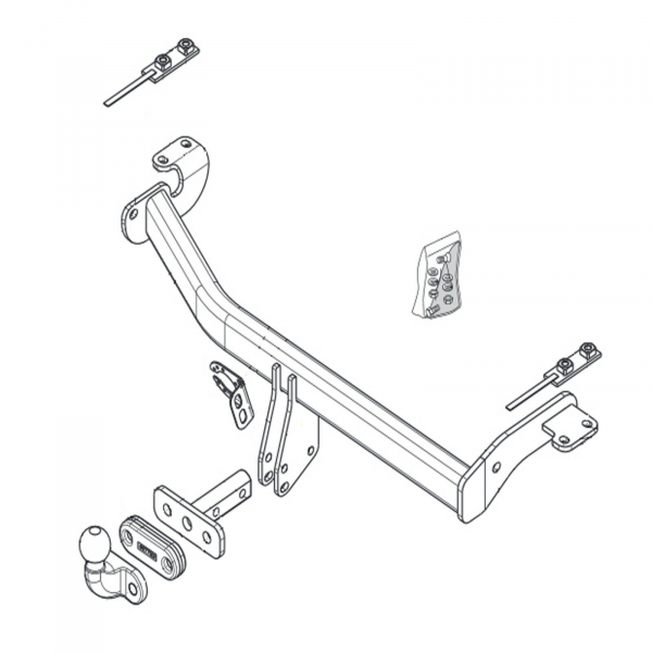 Suzuki Jimny Towbar fits 3 and 5 door - Image 2