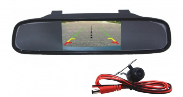 Blackspider Rear View Mirror with Camera