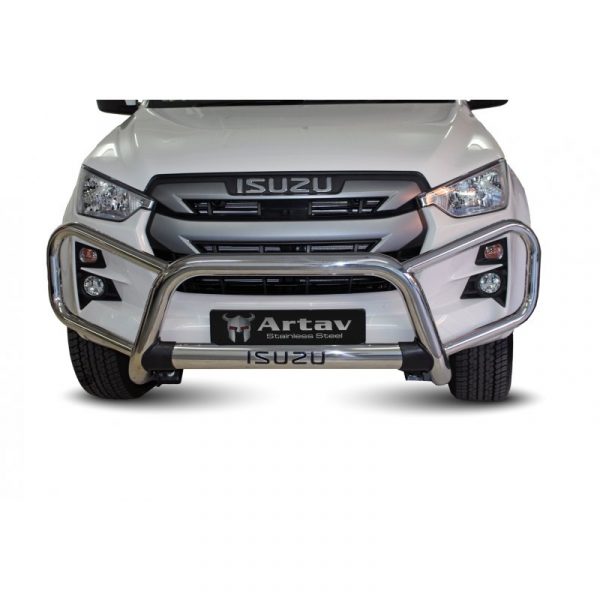 Isuzu Dmax Nudge bar Tri Bumper stainless steel 2022- GEN7 Artav