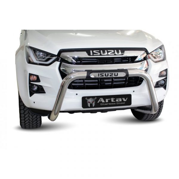 Isuzu DMax Nudge bar PDC Friendly Stainless Steel 2022- Artav