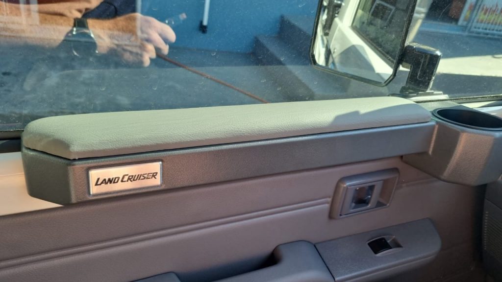 Toyota Landcruiser 79 Series Armrest & Cup holder Grey The Accessory Shop