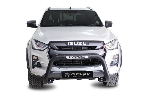 Isuzu Dmax Nudge Bar Gen 7 VCROSS Branded PDC  Black- Artav - Image 2