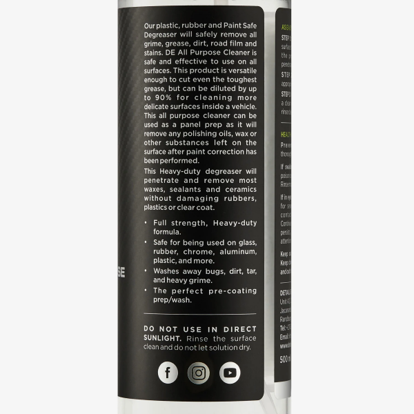 Detail Ease All Purpose Cleaner - Heavy Duty Degreaser - Image 3