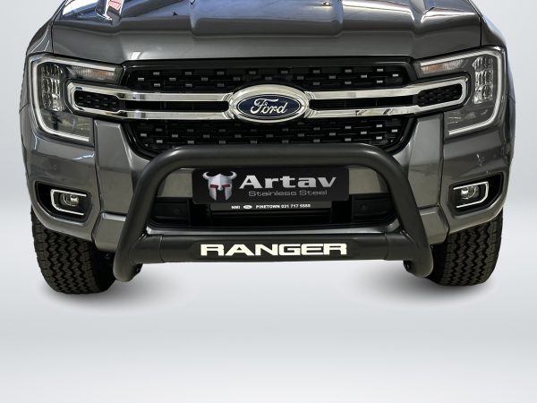Ford Ranger Nudge Bar w Oval Cross Member Black- bs-150051 Artav