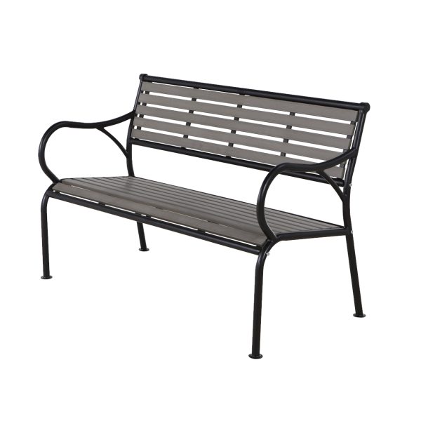 Bench Plywood Grey 2 seater