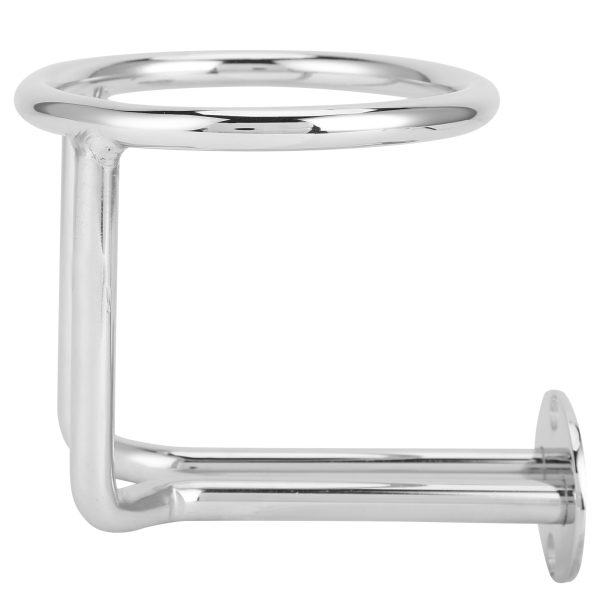 Ring Drink Cup Holder, Mirror Polished Stainless Steel Heavy Duty - Image 4