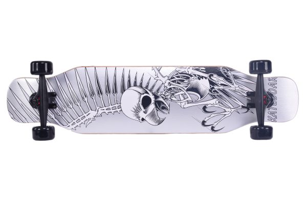 Skateboard Bird Skull 38" Maple Board 115 x 27 x 31cm