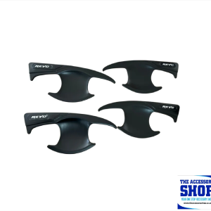 Toyota Hilux Revo Door Handle Cups Black With logo 2016-