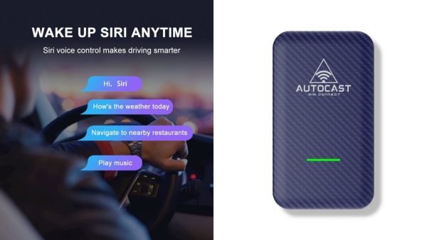 Autocast Air Connect (Carlink) Andriod Auto and Apple Car play wireless adapter - Image 5