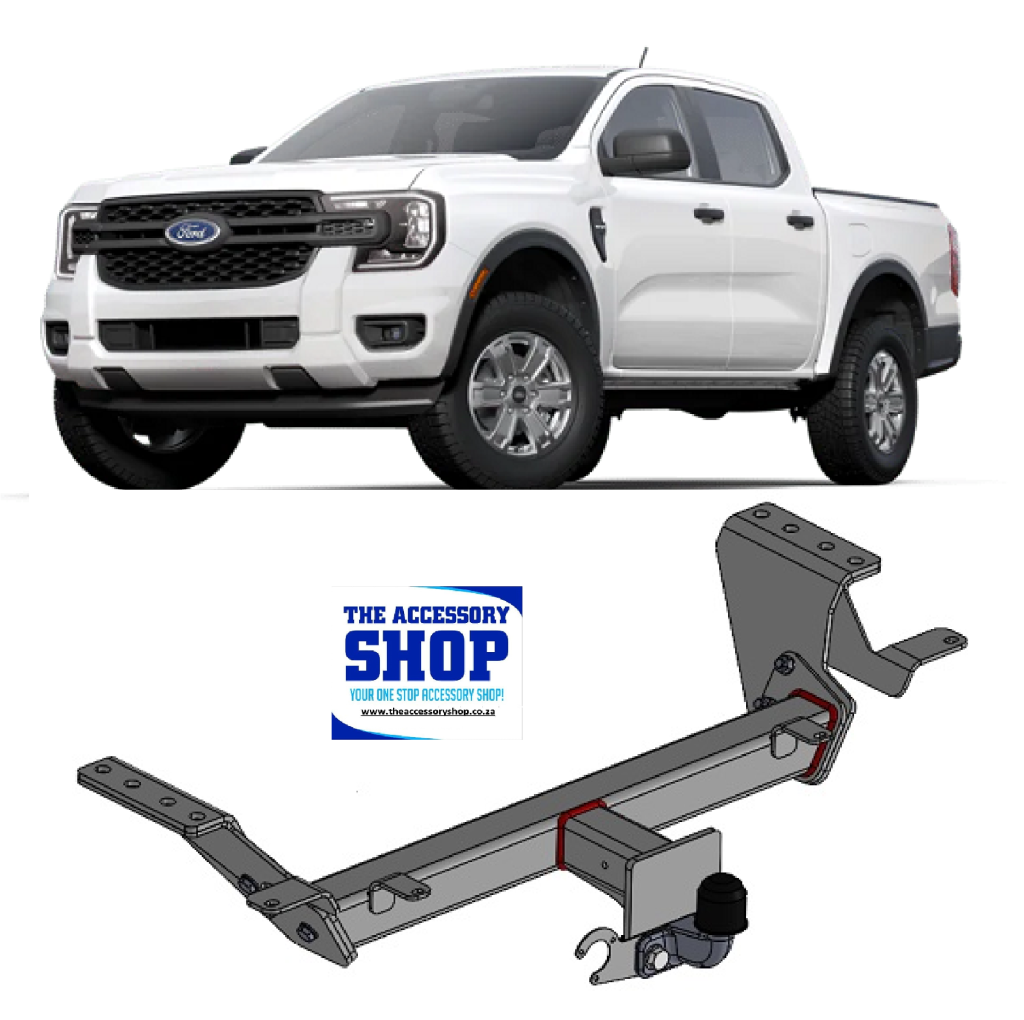 For Ranger 2023 Accessory Ford Ranger Next Gen Under Bumper Tow Bar Fixed Head Brink - The ...