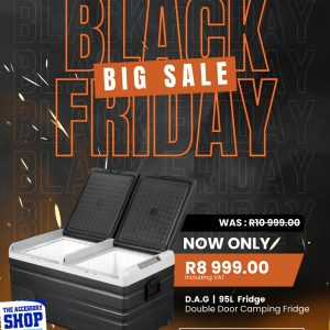 Camping Fridge Double Door 95L DAG 12v, 24v and 220v