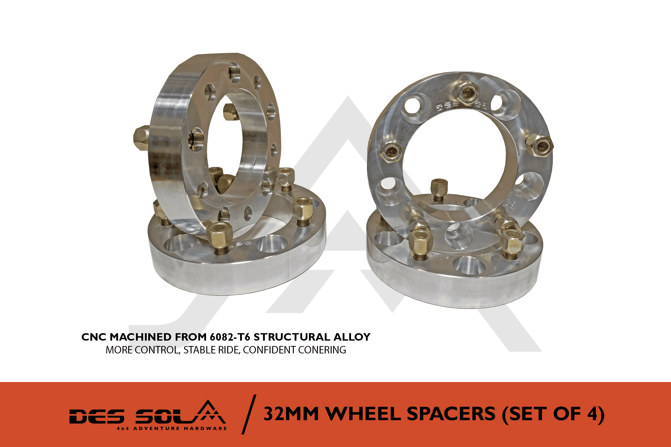 Des Sol Wheel 32mm Spacers – Gen 4 (Set of 4)