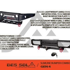 Des Sol Gen 4 – Front and Rear Bumper