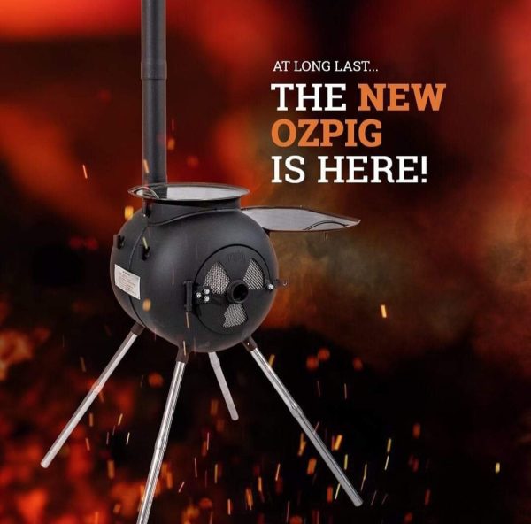 Ozpig Braai, Series 2 Portable Wood Fire Stove
