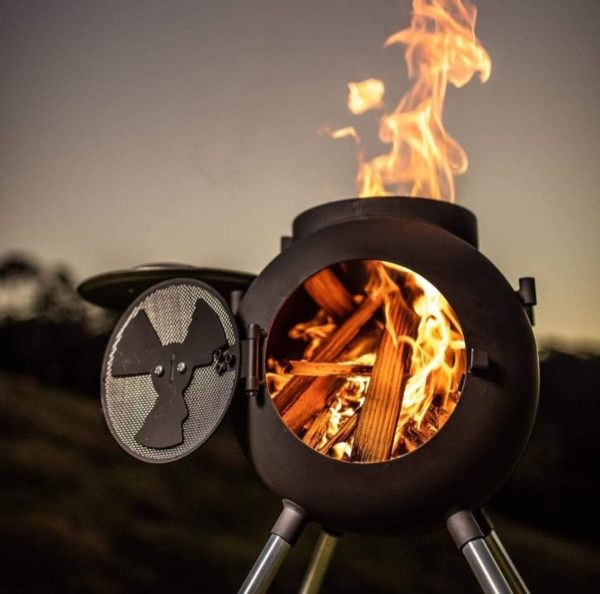 Ozpig Braai, Series 2 Portable Wood Fire Stove - Image 2