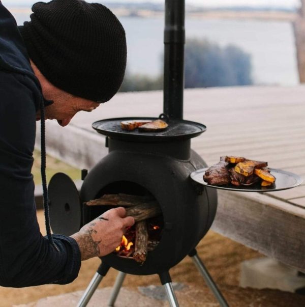 Ozpig Braai, Series 2 Portable Wood Fire Stove - Image 4