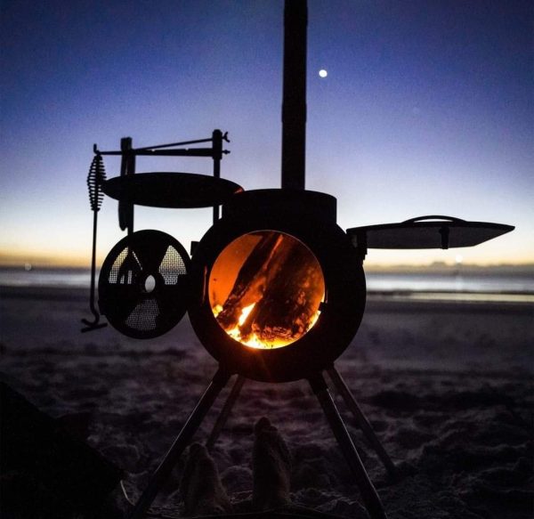 Ozpig Braai, Series 2 Portable Wood Fire Stove - Image 3