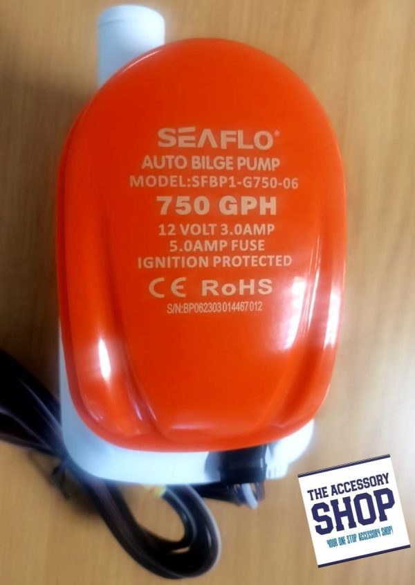 Automatic Bilge Pump 11 Series 750 GPH SEAFLO  with Magnetic Float Switch - Image 6