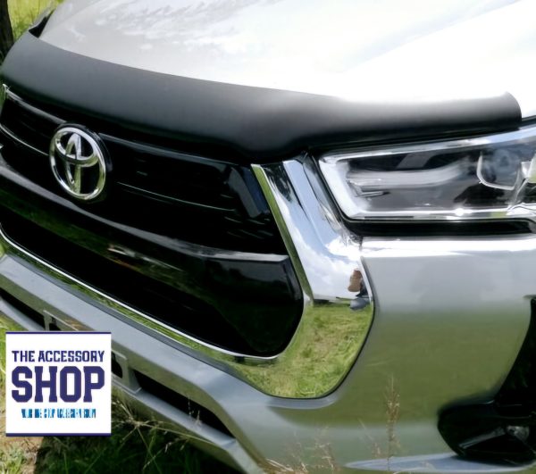 Toyota Hilux Bonnet Guard / Protector Gloss or Matt Black  2016 up to Current - Image 3