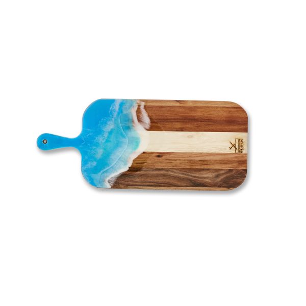 My Butchers Block Cheese Serving Board Large Resin Blue - Image 3