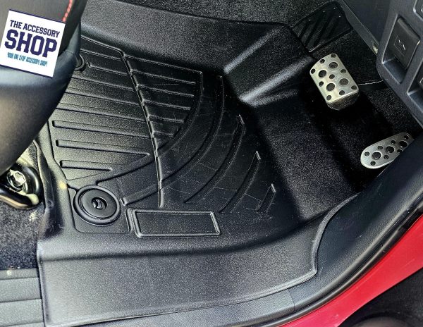 Toyota Hilux Rubber mat set Single or Double cab Moulded Revo 2016- - Image 6