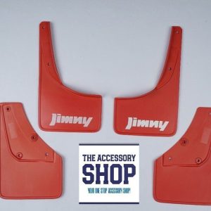 Suzuki Jimny Mud flaps Red fits 3 and 5 door Gen 4 2019-