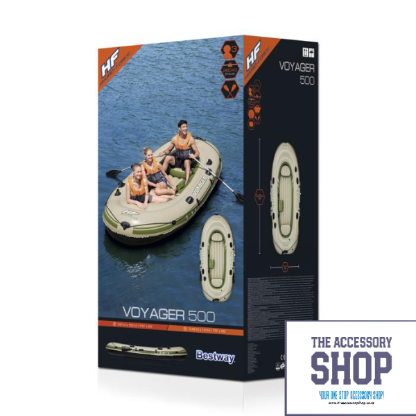 Bestway Voyager Raft Set - 3.5m x 1.45m X4 - Image 6
