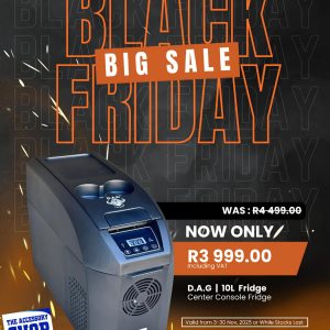 Center Console 10l Fridge With Cup Holder DAG Black