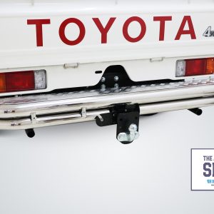 Toyota Landcruiser Rear Step Stainless with Tow bar and harness 2007- includes 2024