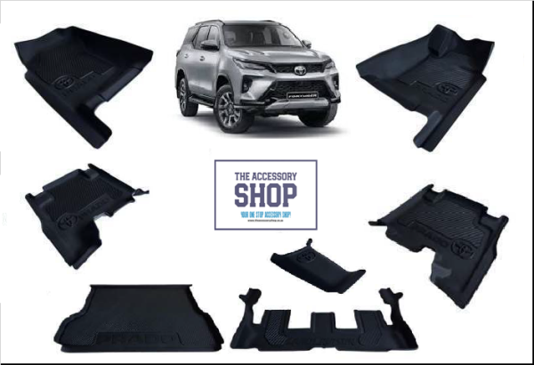 Toyota Fortuner moulded mat set  Heavy Duty 2016-