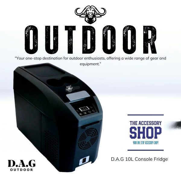 Center Console 10l Fridge With Cup Holder DAG Grey or Blue