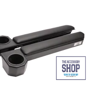 Toyota Landcruiser 79 Series Armrest & Cup holder Black (magnetic)