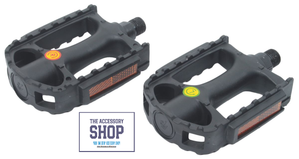 Nylon Bicycle Pedals - 9/16 Inch Thread - Set of 2