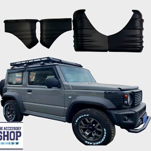 Suzuki Jimny Gen 4 Side fender covers Matt black - 4 piece 3 and 5 Door