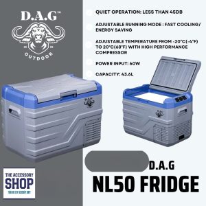 Camping fridge / Freezer, single compartment 50l DAG
