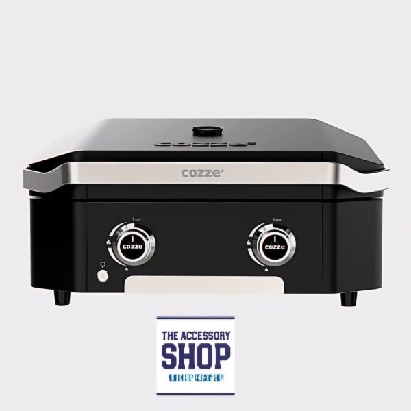 Cozze Plancha 600 with lid and 2 burners with regulator - Image 4