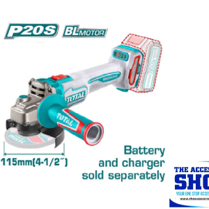 Angle Grinder Brushless Motor Lithium-Ion Cordless  115mm Total Tools TAGLI1153