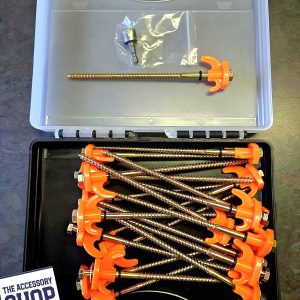 Glow In The Dark Tent Pegs screw in with socket x 20