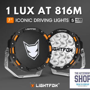 Lightfox 7" OSRAM LED Driving Spot Lights 1Lux@816m(Pair) 12,603Lumens