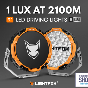Lightfox Osram 9" LED Spot lights 1Lux at 2100m