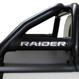 Toyota Hilux Sports Bar 6 Bend with Oval Side Plates Black Stainless- Artav BS80088t