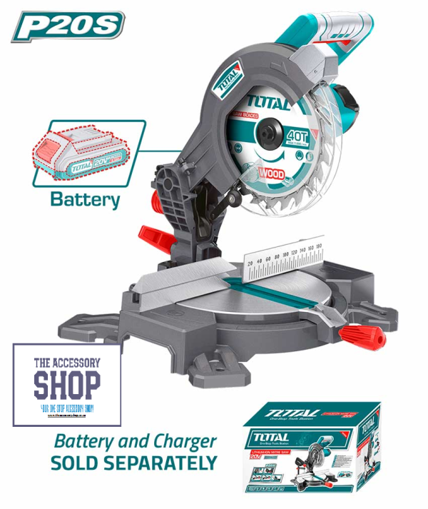 Mitre Saw Cordless Total Tools ( No Battery & Charger) TMS2001 42782
