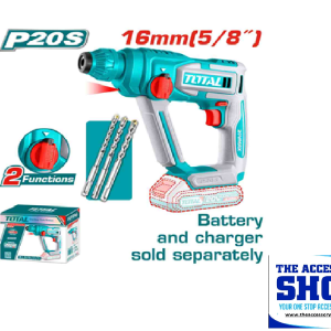 Rotary Hammer Drill Cordless (No Battery & Charger) Total Tools TRHLI20168