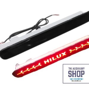 Toyota Hilux Tailgate Brake Light Red with Logo 2016-